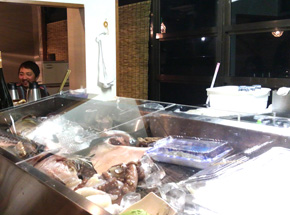 毎日市場で仕入れる、絶品の海鮮！